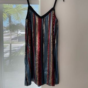 Sequin mini dress